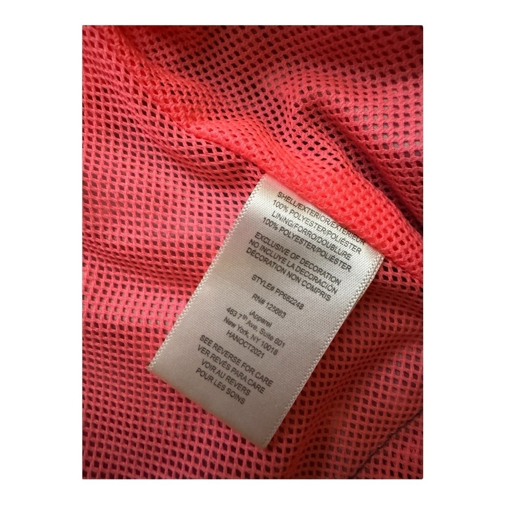 Pink Platinum Coral Mesh Jacket with Star Accents - Picture 4 of 5